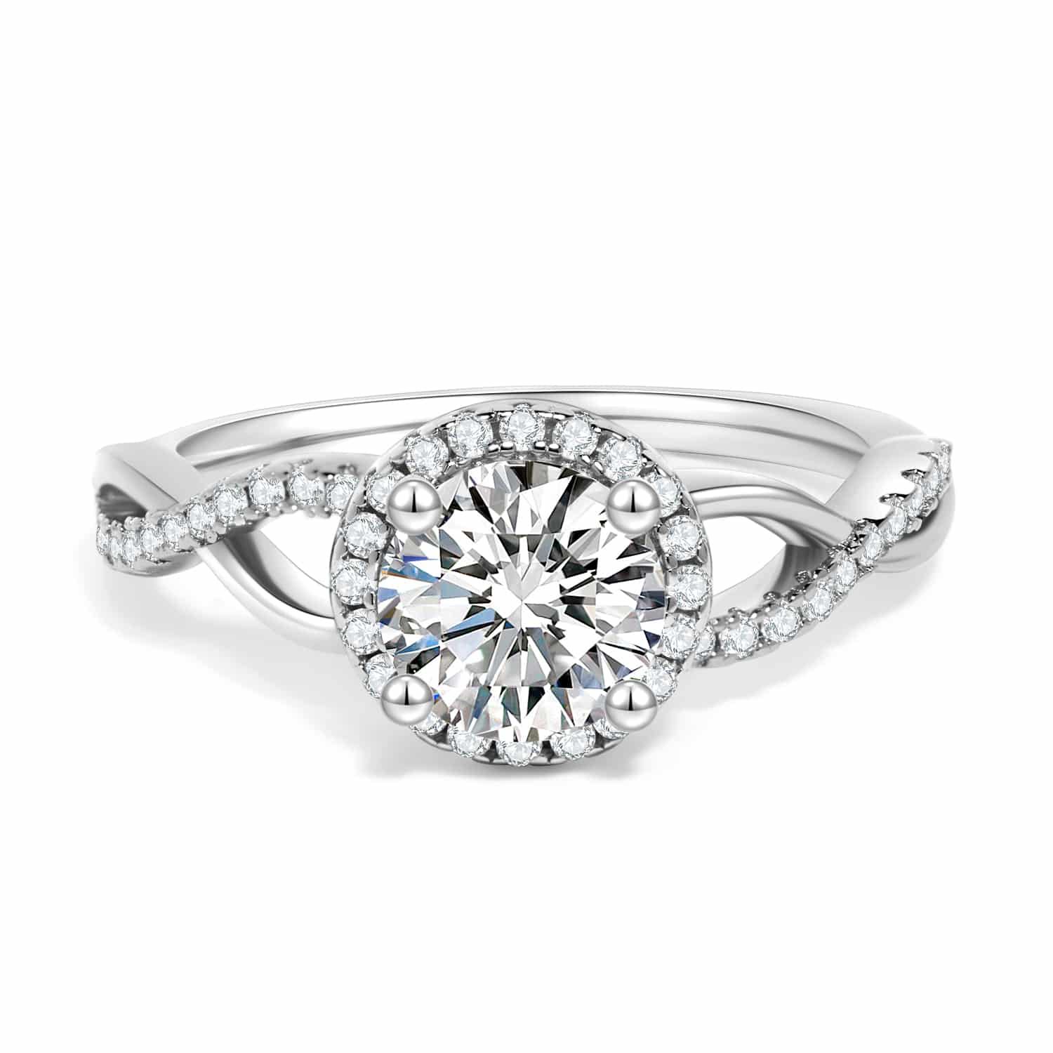 טבעת הנסיכה 1.58 קראט אבני מואנייס ice diamonds