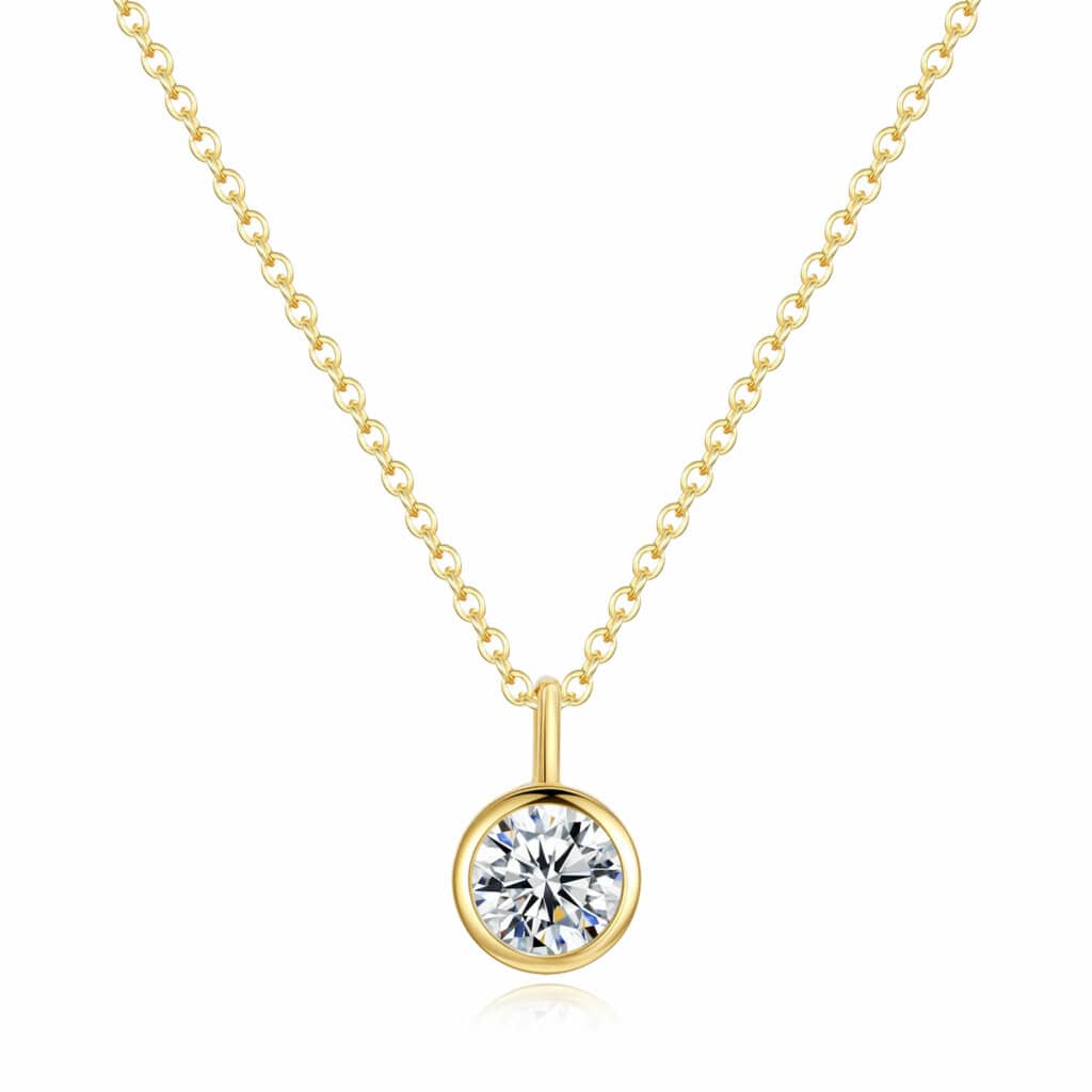 תליון טרויה 1 קראט אבן מואנייס ice diamonds