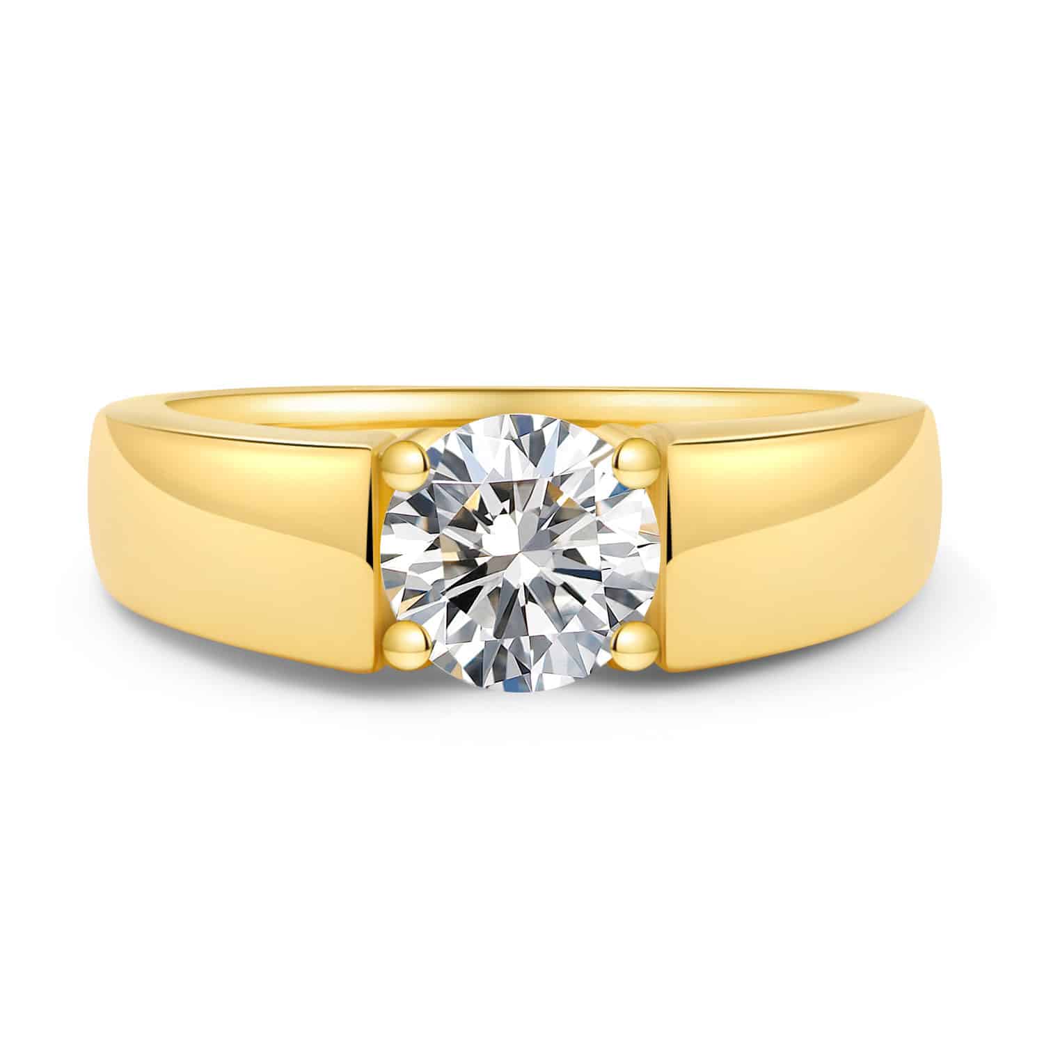 טבעת ונוס 1 קראט אבני מואנייס ice diamonds