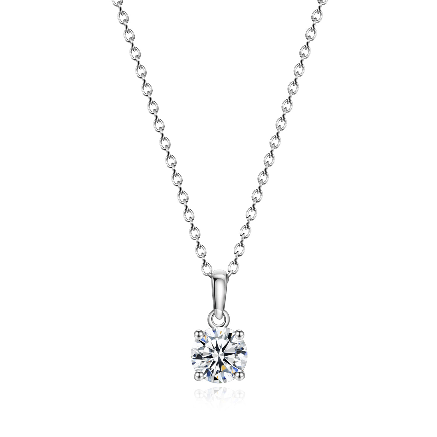 תליון סוליטר 5 קראט אבני מואסנייט ice diamonds