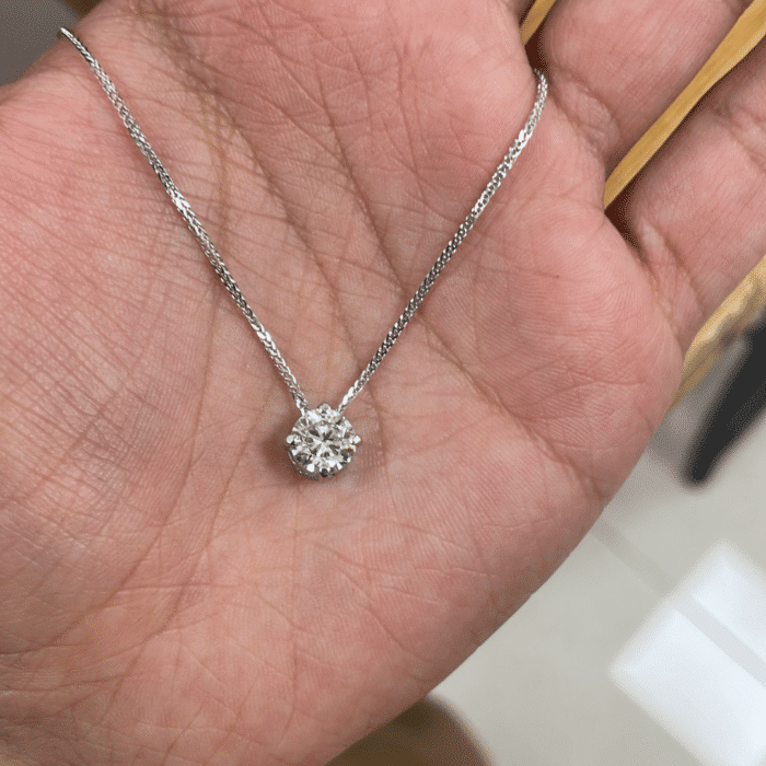 תליון 1.00 קראט זהב 14k